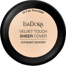 IsaDora Velvet Touch Sheer Cover Compact Powder Fair Porcelain - 10 g