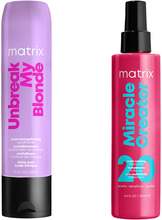 Matrix Unbreak By Blond Shampoo & Miracle Creator Spray 300 ml + 200 ml