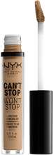 NYX Professional Makeup Can't Stop Won't Stop Concealer Caramel - 3 ml