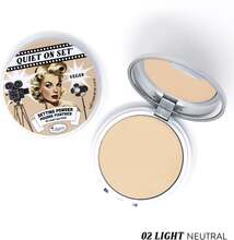 the Balm Quiet on the Set Setting Powder Light Neutral 02 - 8 g