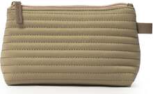 Ceannis Cosmetic S Taupe Soft Quilted Stripes Taupe