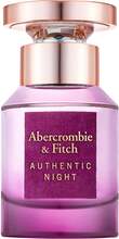 Abercrombie & Fitch Authentic Night Women Eau de Toilette - 30 ml