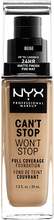 NYX Professional Makeup Can't Stop Won't Stop Foundation Beige - 30 ml