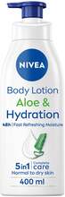 Nivea Aloe & Hydration Pump Body Lotion 400 ml