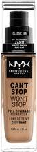 NYX Professional Makeup Can't Stop Won't Stop Foundation Classic tan - 30 ml