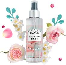 I Love English Rose Scented Body Mist - 150 ml