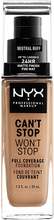 NYX Professional Makeup Can't Stop Won't Stop Foundation Neutral buff - 30 ml