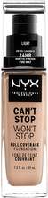 NYX Professional Makeup Can't Stop Won't Stop Foundation Light - 30 ml