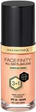 Max Factor All Day Flawless 3in1 Foundation Ny 32 Light Beige - 30 ml