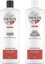 Nioxin System 4 Duo Shampoo + Conditioner 1000 ml