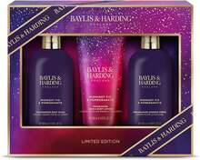 Baylis & Harding Midnight Fig & Pomegranate Body Trio Set - 800 ml