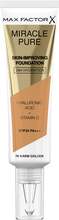 Max Factor Miracle Pure Foundation 76 Warm Golden - 30 ml