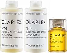 Olaplex Bond Maintenance & Oil Shampoo 250 ml, Conditioner 250 ml & Oil 30 ml