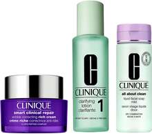 Clinique 3-Step Skincare System Routine for Mature Skin - 450 ml