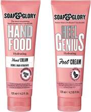 Soap & Glory Tip to Toe Duo Hand Cream 125ml, Foot Cream 125ml