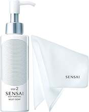 Sensai Silky Purifying Step 2 Milky Soap Cleanser & Sponge Chief