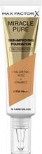 Max Factor Miracle Pure Foundation 76 Warm Golden - 30 ml