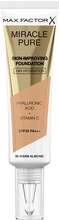 Max Factor Miracle Pure Foundation 45 Warm Almond - 30 ml