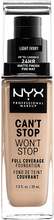NYX Professional Makeup Can't Stop Won't Stop Foundation Light ivory - 30 ml