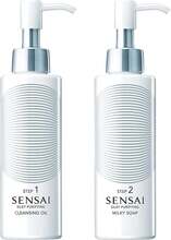 Sensai Silky Purifying Cleansing Kit Cleansing Oil 150 ml & Milky Soap 150 ml