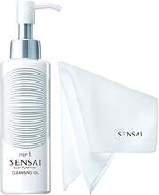 Sensai Silky Purifying Cleansing Oil Step 1 Cleanser & Sponge Chief