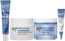 No7 Lift & Luminate Serum 30ml, Day Cream 50ml, Night Cream 50ml, Eye Cream 15ml