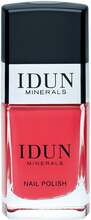 IDUN Minerals Nail Polish, Korall 11 ml