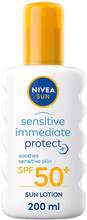 Nivea Sensitive Immediate Protect Soothing Sun Lotion SPF30 200 ml