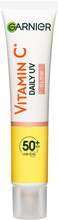 Garnier Skin Active Vitamin C* Glow Boosting Daily UV Fluid SPF50+ - 40 ml