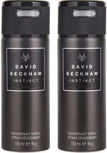 David Beckham Instinct Duo 2 x Deospray 150ml
