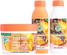 Garnier Hair Food Hair Food Pineapple Shampoo 350ml + Hair Food Pineapple Conditioner 350ml + Hair Food Pineapple Mask 400ml