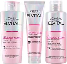 L'Oréal Paris Elvital Trio Shampoo 200 ml, Conditioner 150 ml & Rinse-off treatment 200 ml