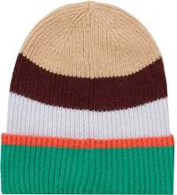 Becksöndergaard Charli Block Beanie Ming Green One Size