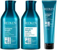 Redken Extreme Length Trio Set Shampoo 300 ml + Conditioner 300 ml + Leave-In 150 ml