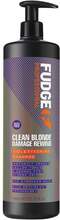 Fudge Clean Blonde Damage Rewind Shampoo - 1000 ml