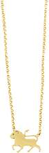 A&C Oslo Zodiac Steel Gold Necklace Leo