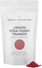 Nordic Superfood Wild Nordic Berry Powder - Red Lingonberry, Cranberries, Redcurrant - 80 g