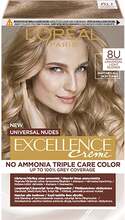 L'Oréal Paris Excellence Universal Nudes Light Blonde 8U - 1 pcs
