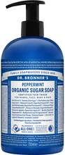 Dr. Bronner's Organic Hand & Body Shikakai Soap Spearmint Peppermint 710 ml