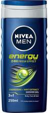 Nivea MEN Shower Gel Energy - 250 ml