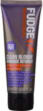 Fudge Clean Blonde Damage Rewind Shampoo - 50 ml