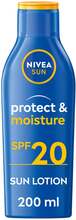 Nivea Protect & Moisture Sun Lotion SPF20 200 ml