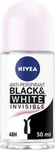 Nivea Black & White Original Roll On 50 ml