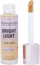 Makeup Revolution Bright Light Face Glow Lustre Medium Light - 23 ml