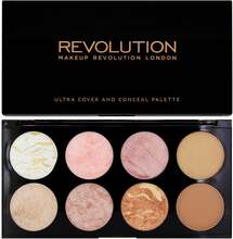 Makeup Revolution Ultra Blush And Countour Palette Golden Sugar Ultra Professional Blush Palette 8 High