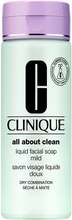 Clinique All About Clean Liquid Facial Soap Mild Very dry to combination skin - 200 ml