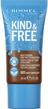 Rimmel London Kind & Free Skin Tint 601 Deep Chocolate - 30 ml