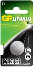 GP Lithium Cell CR2032-batteri, 1 pakk