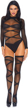 Leg Avenue Bodysuit And Thigh Highs, str. One Size