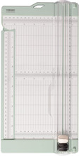 Papiersnijder met uitschuifbare liniaal en rilfunctie 30,5 x 15 cm mint